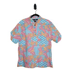 The Nutter Shirt Men's Medium Hawaiian Tropical‎ Short Sleeve